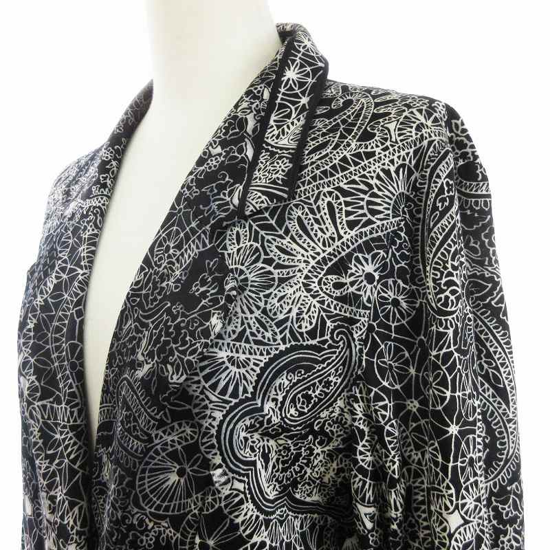 LEONARD レオナール テーラードジャケット アンサンブル ペイズリー柄