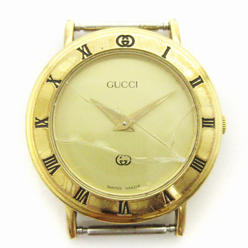 グッチ 3000L 稼働品 GUCCI グッチ 3000Lの電池交換と簡単なクリーニング