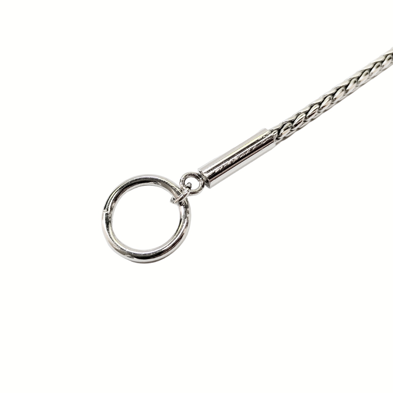 SAINT LAURENT◎シルバーアクセ チューブチェーン ブレスレット サンローラン パリ SAINT LAURENT PARIS 近年 チューブチェーン