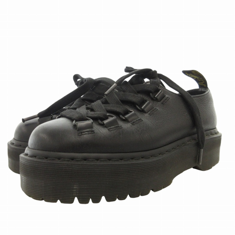 Dr. Martens ブラック厚底シューズ ドクターマーチン Dr.Martens 1461 3ホール シューズ ビーガン