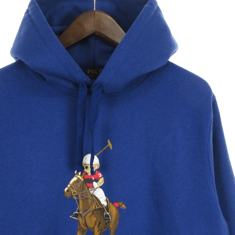 【新品未使用✨】ポロラルフローレン　ネイビー パーカー ポニー刺繍　QRタグ 美品✨】ポロラルフローレン パーカー ネイビー QRタグ付き