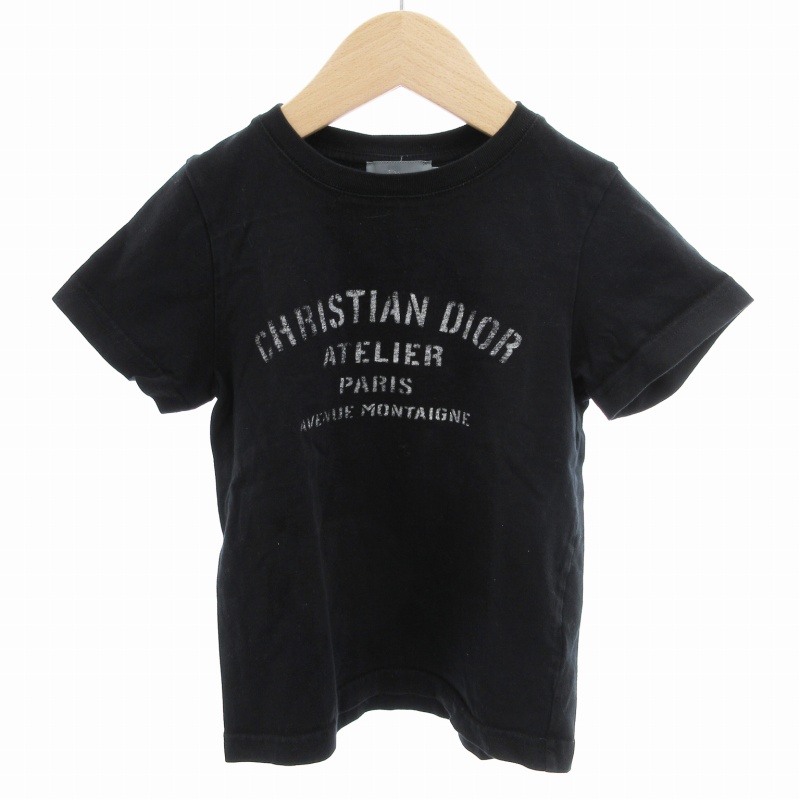 Christian Dior アトリエロゴ Tシャツ ブラック DIOR Christian DIOR Atelier Logo Crewneck Unisex Black