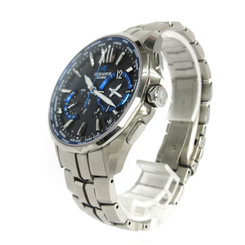 カシオ CASIO オシアナス OCEANUS マンタ MANTA 腕時計 クロノグラフ