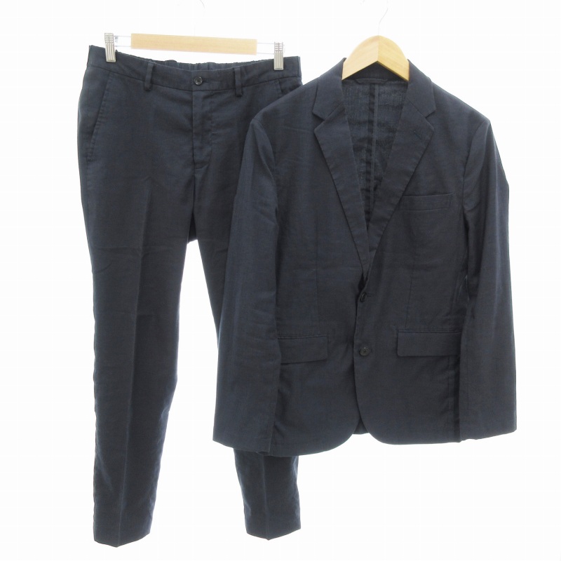 【green label relaxing】スーツ　パンツ2本　ネイビー グリーンレーベルリラクシング ユナイテッドアローズ green