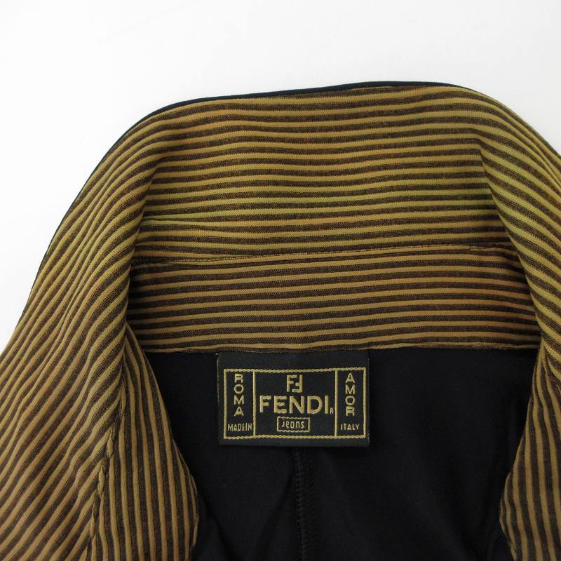 フェンディ FENDI jeans ヴィンテージ ポロワンピース 半袖