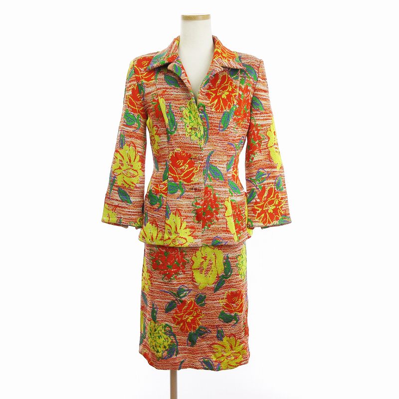 ミッソーニ MISSONI セットアップ ジャケット テーラード 3B 裏地なし 