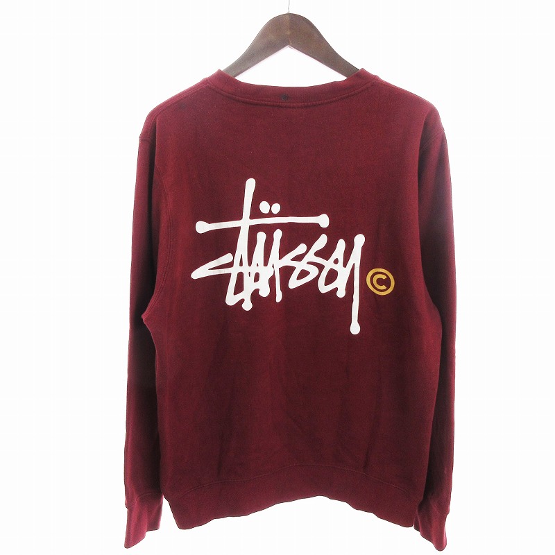 ステューシー STUSSY スウェット トレーナー ロゴ プリント クルー 