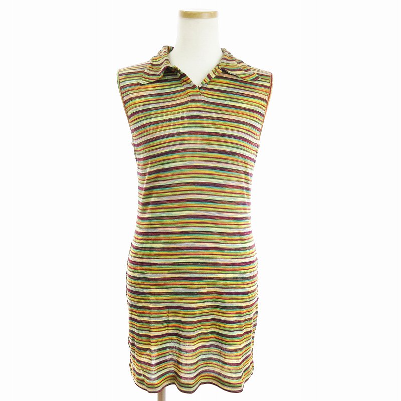 未使用品 ミッソーニ MISSONI SPORT タグ付き ミニワンピース コットン  