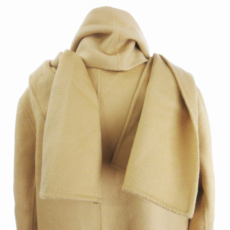 バーバリー うるさい BURBERRY 巻きスタート ウール 無地 ロング