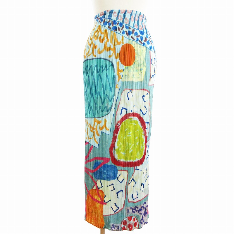 プリーツプリーズ PLEATS PLEASE イッセイミヤケ タイトスカート  