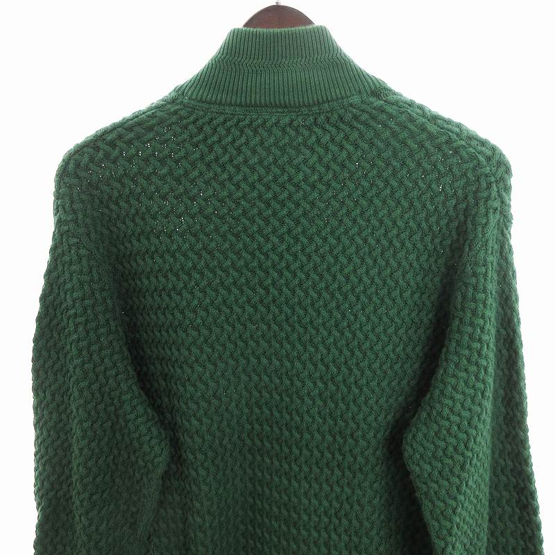 ラコステ LACOSTE バスケットニットジップアップ カーディガン