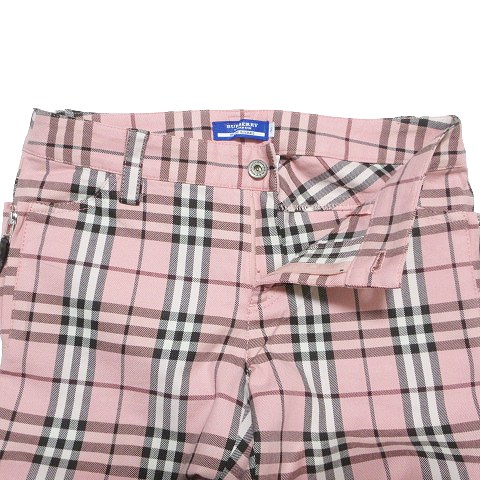 バーバリーブルーレーベル　サブリナパンツ バーバリーブルーレーベル BURBERRY BLUE LABEL 美品 クロップド