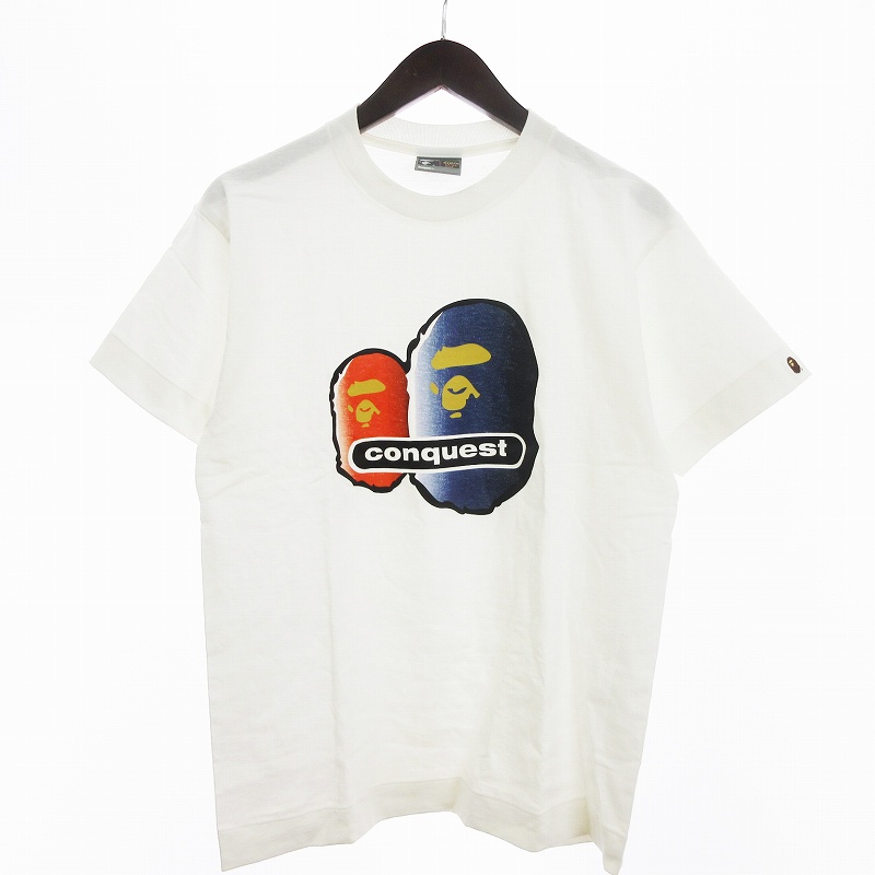 アベイシングエイプ A BATHING APE conquest Tシャツ カットソー 半袖  