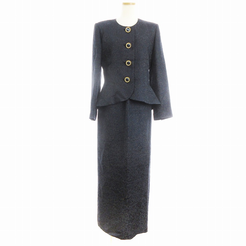GIVENCHY　ジバンシィ　セットアップ　スーツ　ジャケット　スカート　シルク GIVENCHYジバンシィセットアップスーツジャケットスカートシルク