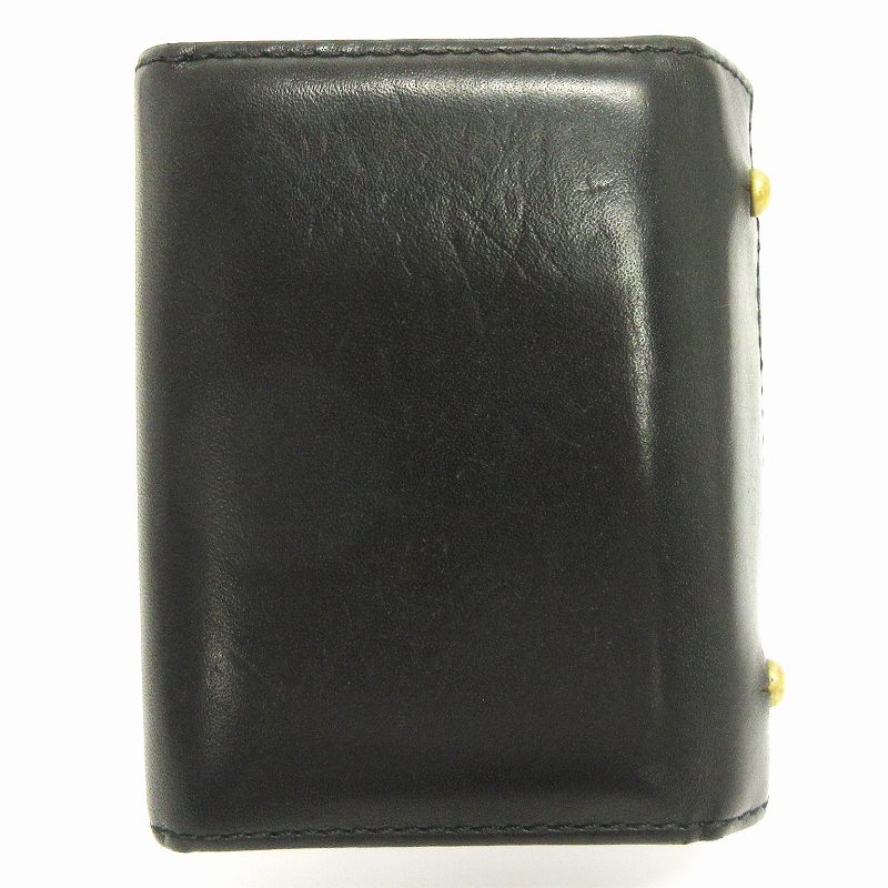 m+ エムピウ ミッレフォッリエ コンパクト ウォレット 二つ折り 財布 