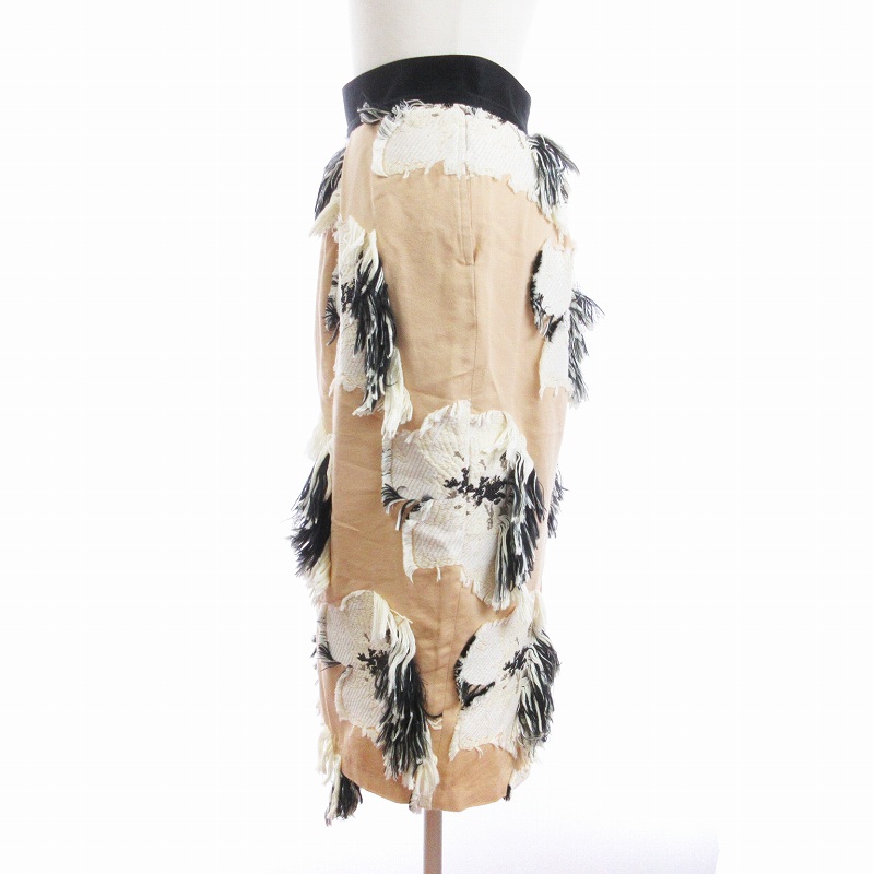 アキラナカ AKIRA NAKA Kamila Tuck Skirt タックスカート タイト  