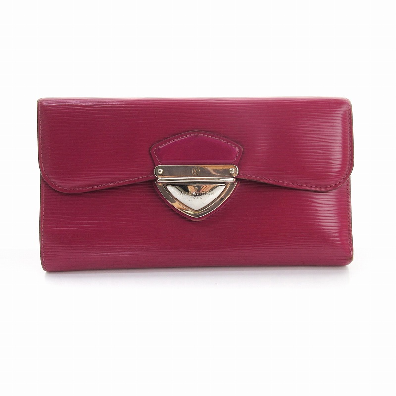 ルイヴィトン LOUIS VUITTON エピ ポルトフォイユ ウジェニ 長財布 三 