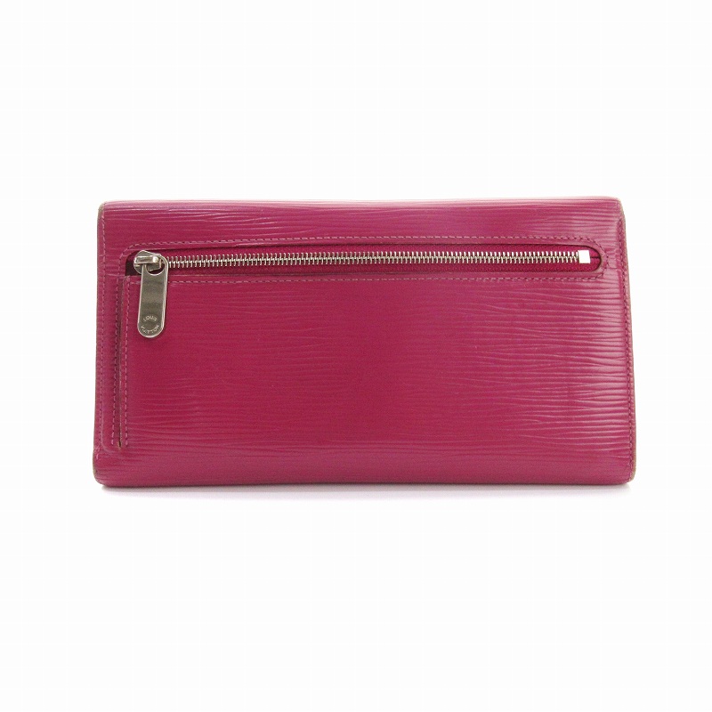 ルイヴィトン LOUIS VUITTON エピ ポルトフォイユ ウジェニ 長財布 三