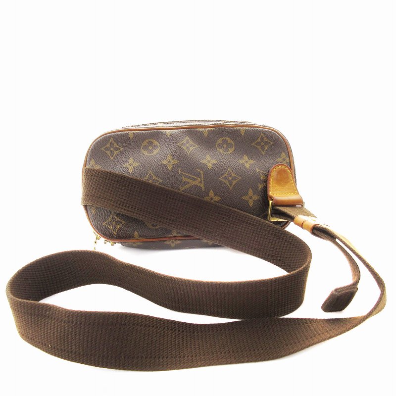 美品✨ルイヴィトン ボディバッグ ポシェットガンジュ モノグラム PVC レザー ルイ ヴィトン モノグラム ポシェット ガンジュ ボディバッグ M51870