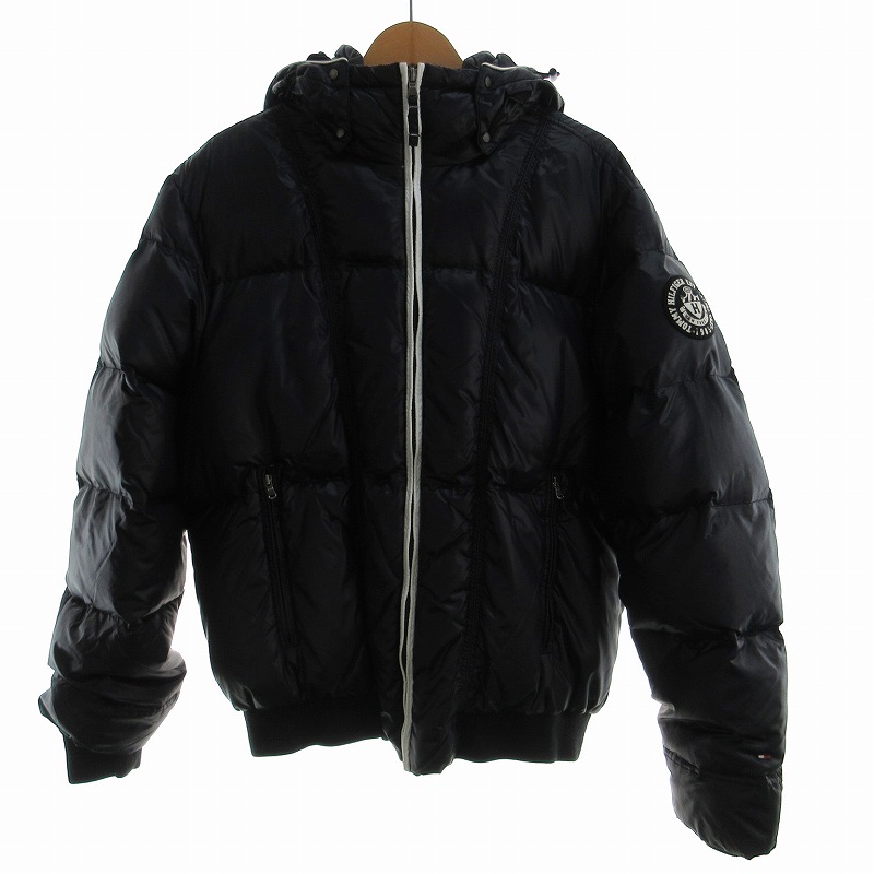 トミーヒルフィガー TOMMY HILFIGER ダウンジャケット フード ワッペン