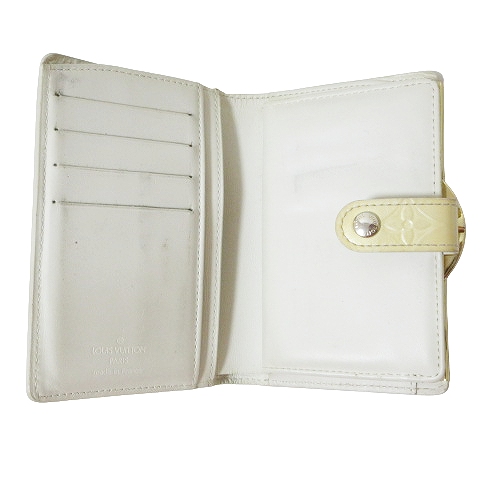 ルイヴィトン LOUIS VUITTON モノグラムヴェルニ ポルトモネ ビエ  