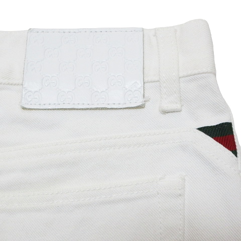 GUCCI / スキニーパンツ/44/コットン/WHT/200234 XZ155 グッチ GUCCI スキニー デニムパンツ 200234.XZ155 ジーンズ 白