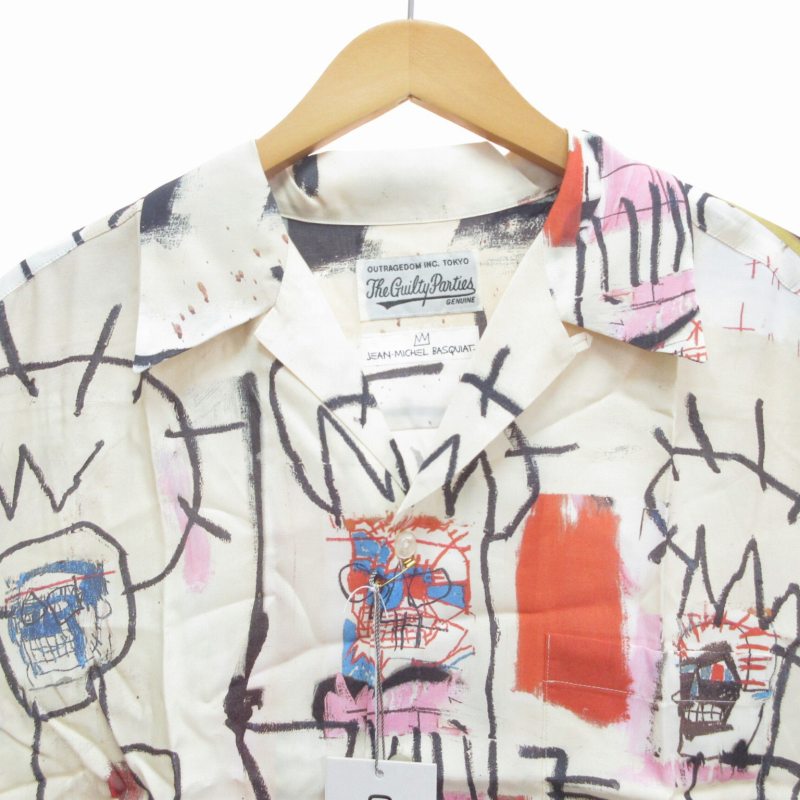 ワコマリア タグ付き JEAN-MICHEL BASQUIAT アロハシャツ