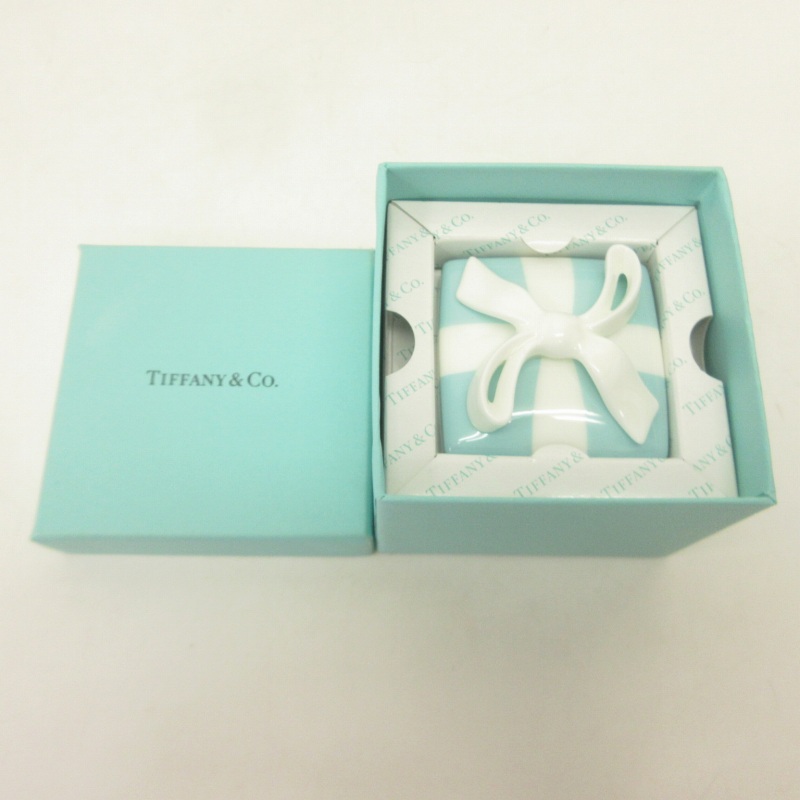 未使用品 ティファニー TIFFANY & CO. ミニブルーボウボックス 