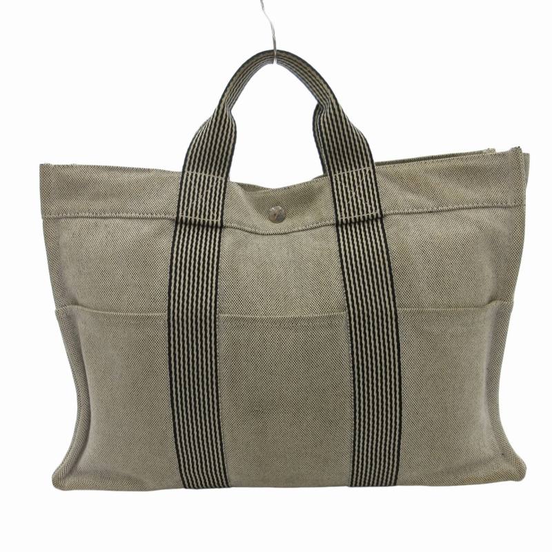 美品！正規品 エルメス キャンバストート フールトゥ HERMES（エルメス） 美品☆HERMES フールトゥ カバス コットン100