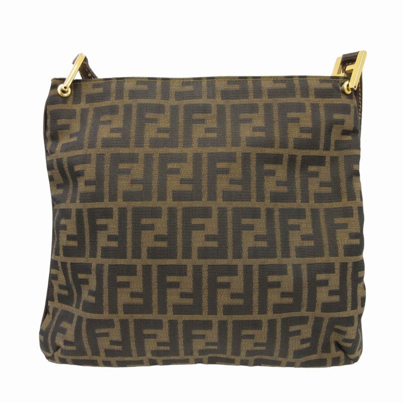 FENDI フェンディ ズッカ ワンショルダーバッグ トート ブラウン Sold Out－【FENDIフェンディ】ワンショルダーハンドバッグ ズッカ（茶