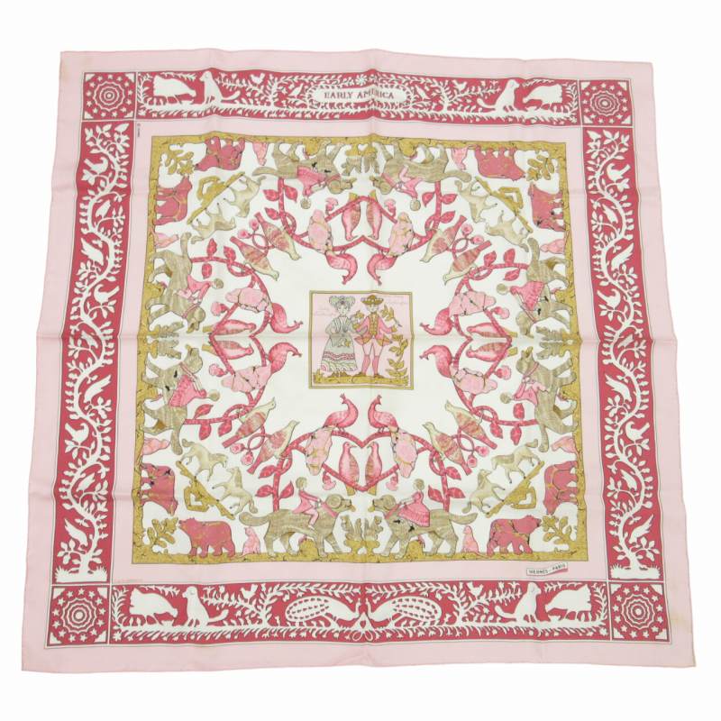 エルメス HERMES Early America 古き良きアメリカ カレ90 スカーフ