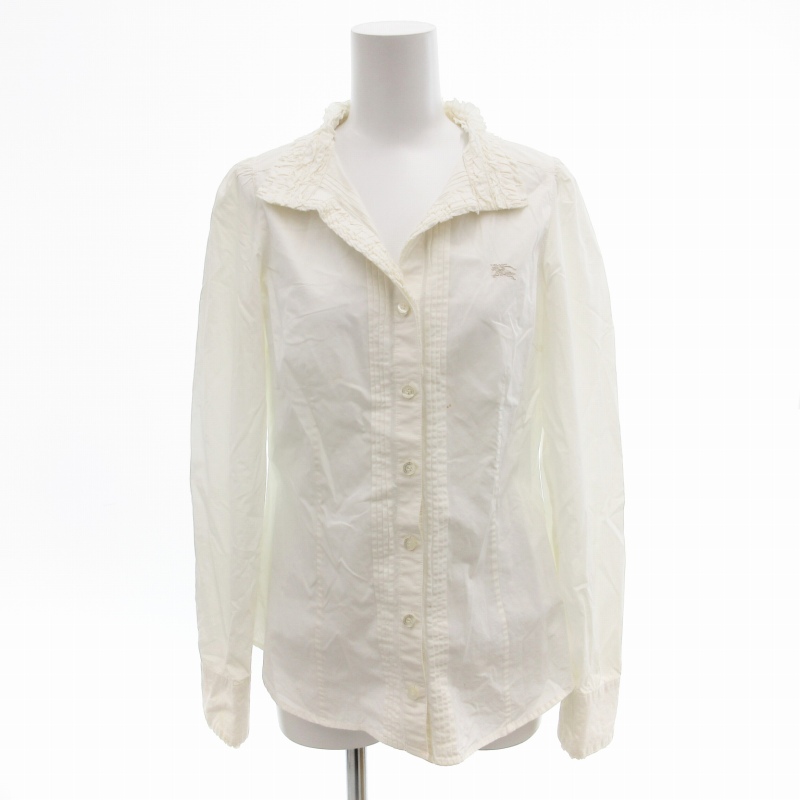 バーバリーブルーレーベル BURBERRY BLUE LABEL シャツ ブラウス 開襟 