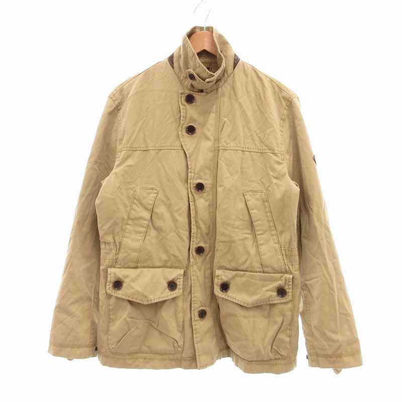 ティンバーランド　ハンティングジャケット　ブルゾン 90s ティンバーランド ハンティングジャケット レザー ビッグサイズ