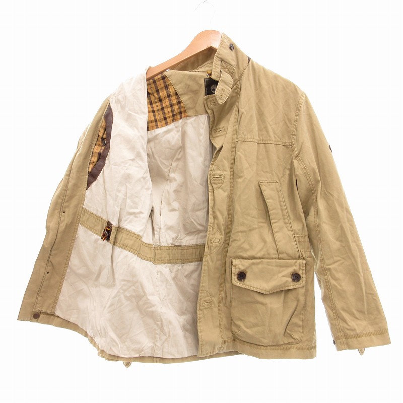 ティンバーランド　ハンティングジャケット　ブルゾン 90s ティンバーランド ハンティングジャケット レザー ビッグサイズ
