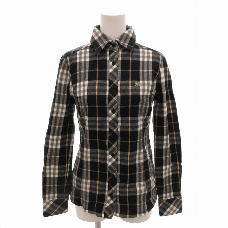 バーバリー#ブルーレーベル#BURBERRY#シャツ#チェック#ネルシャツ#M