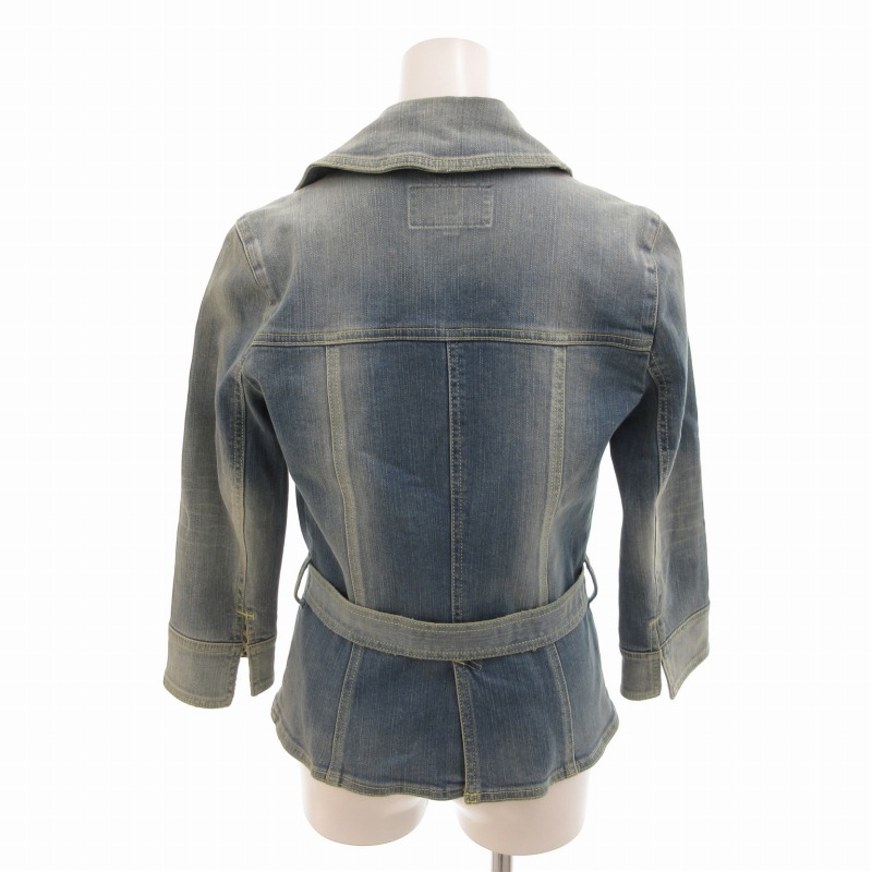 バーバリーブルーレーベル　デニムジャケット 38 レディース BURBERRY BLUE LABEL バーバリーブルーレーベル デニム