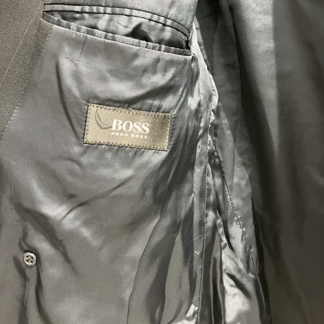 ヒューゴボス HUGO BOSS 美品 テーラードジャケット ブレザー ダブル