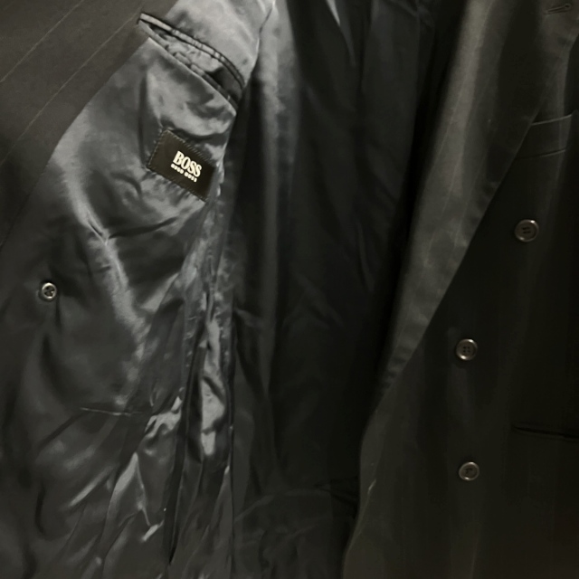 ヒューゴボス HUGO BOSS 美品 テーラードジャケット ブレザー ダブル
