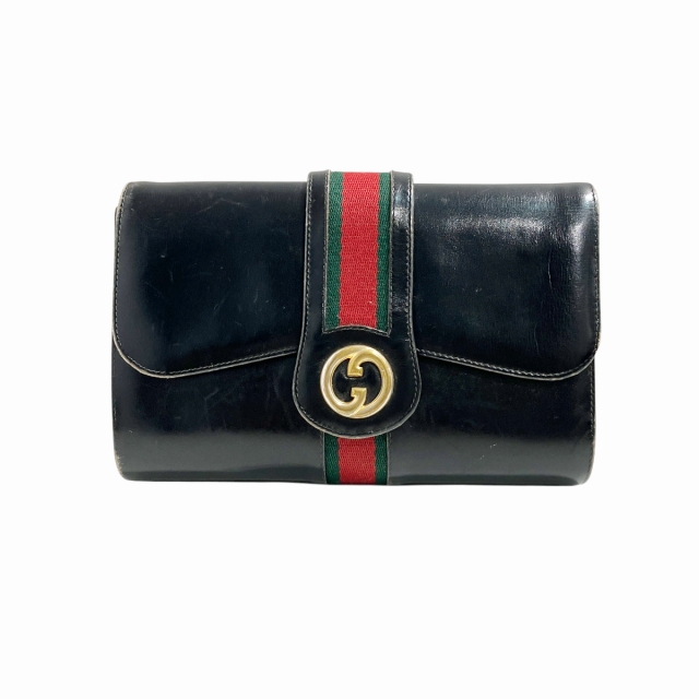 グッチ GUCCI セカンドバッグ クラッチバッグ シェリーライン レザー