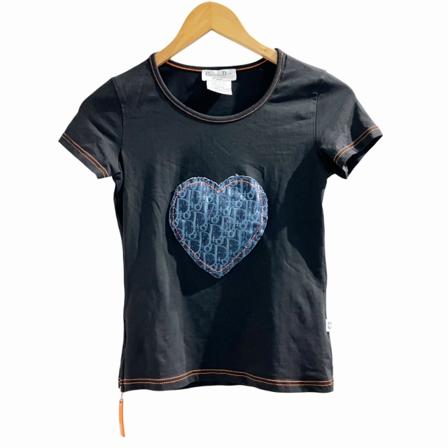 vintage ディオール ガリアーノ期 デニム ロゴ tシャツ 半袖 vintage ディオール ガリアーノ期 デニム ロゴ tシャツ 半袖