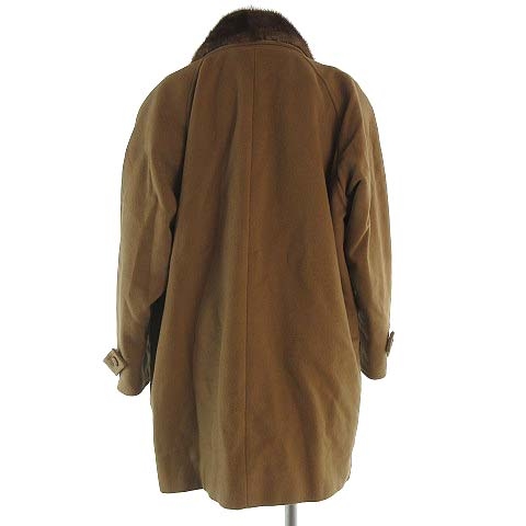 ルイシャンタン Lui Chantant コート カシミヤ ロング ミンクファー