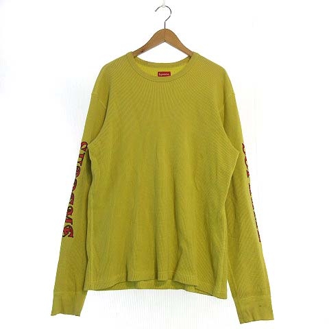 シュプリーム SUPREME サーマル ロングスリーブ Tシャツ 長袖 ワッフル 