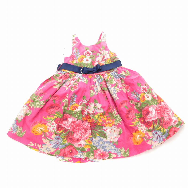 ラルフローレン　Ralphlaulen ワンピース　長袖　ピンク　4T ラルフローレン Ralphlaulen ワンピース 長袖 ピンク 4T ラルフ