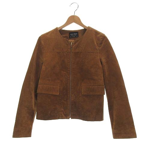 24時間以内発送　ザラ　スエードブレザー　ブラウン 🖤【ZARA】'24 新作▶︎ @bonita_spain_ ○#スエード レザーブレザー