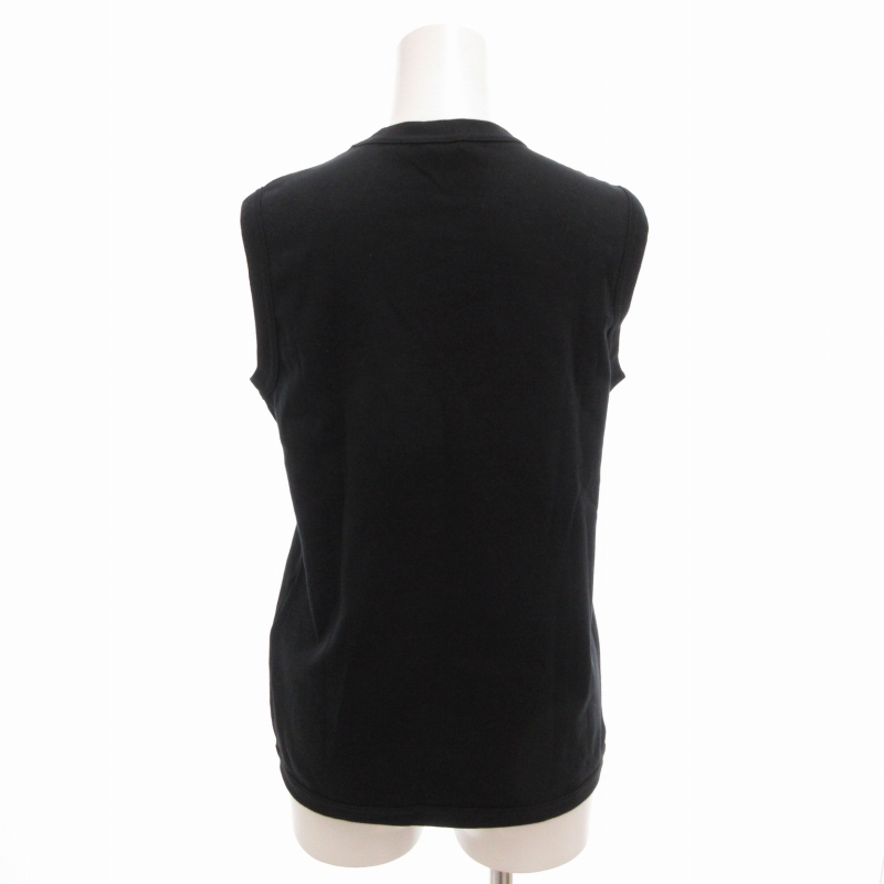 MADISONBLUE ノースリーブTシャツ ネイビー 未使用ネイビーMADISONBLUE CREW NECK ノースリーブTシャツ