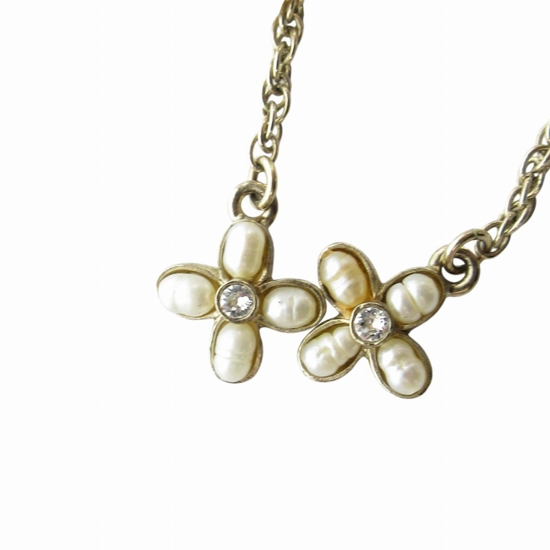 シャネル CHANEL C19 チェーンピアス ココマーク ラインストーン