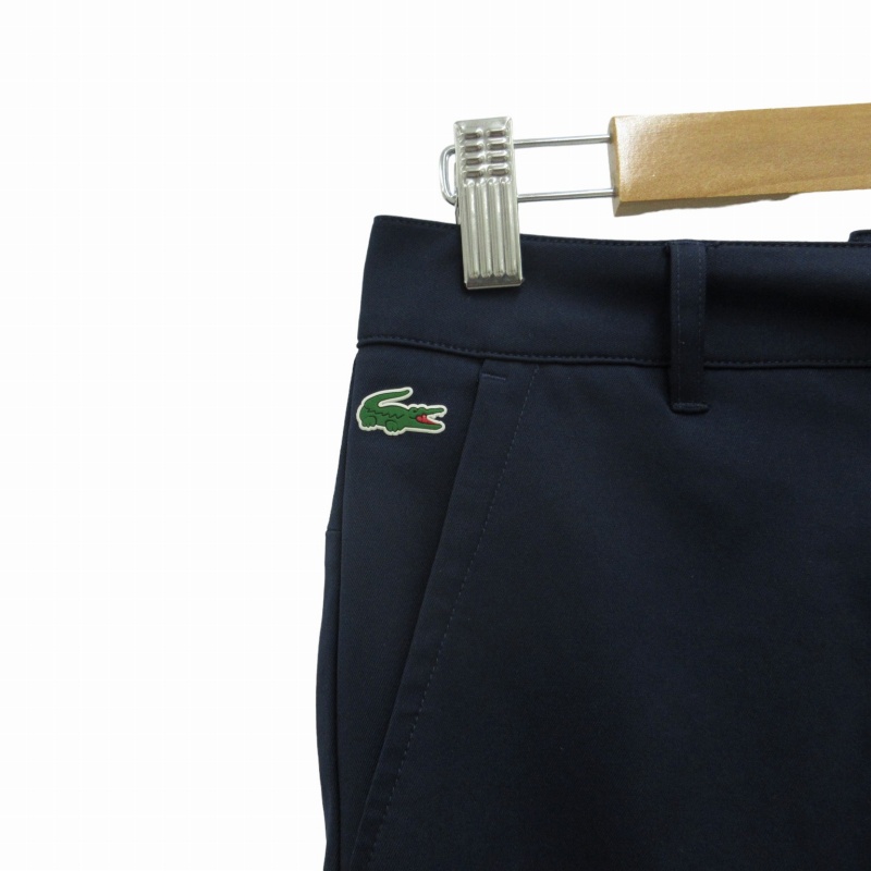 Lacoste トレーニングパンツ ネイビー/イエロー 楽天市場】サイドテーピングモノグラムジャカードトラックパンツ
