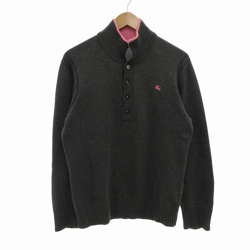 BURBERRY BLACK LABEL - 【廃盤品✨】 希少 バーバリーブラックレーベル ドライバーズニット ピンク M 廃盤品✨】 希少 バーバリーブラックレーベル ドライバーズ