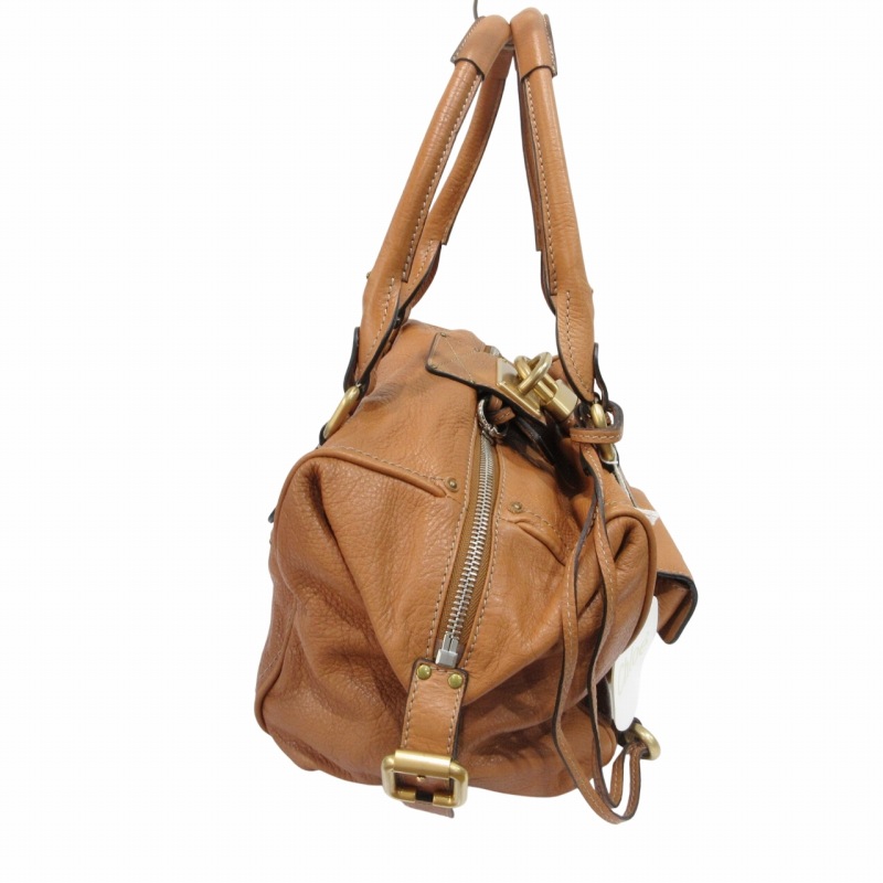 クロエ CHLOE 美品 パディントン ミニ ハンドバッグ ショルダー レザー 