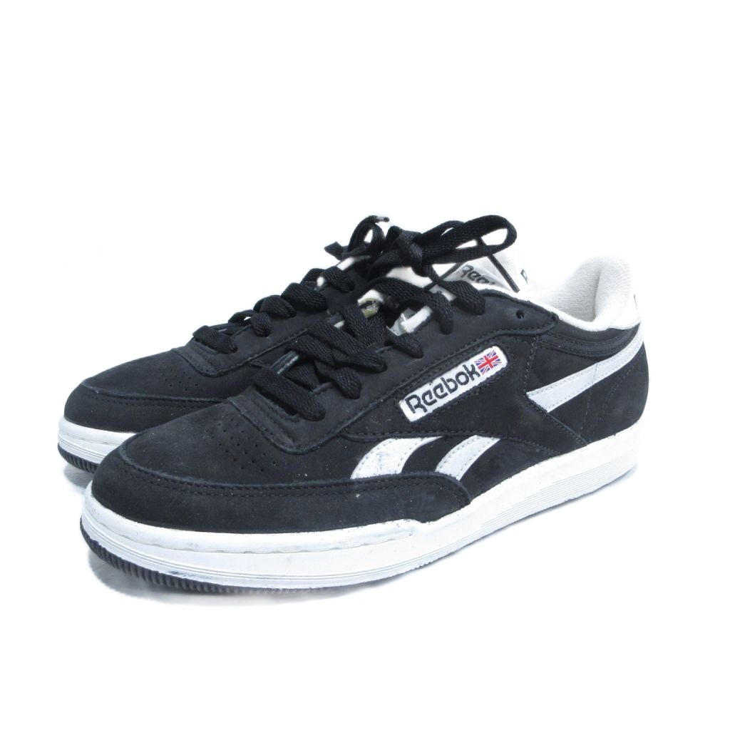 リーボック Reebok スニーカー シューズ スエード 黒 ブラック